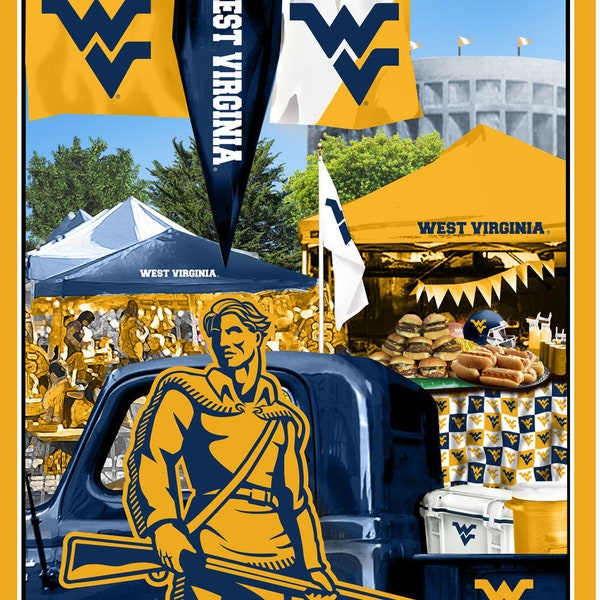 West Virginia Mountaineers - Tailgate Panel