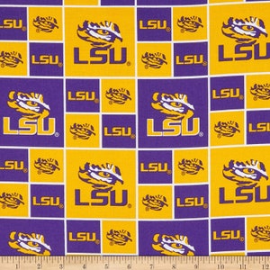 LSU Tigers - Collegiate Cotton - Tissu par yard