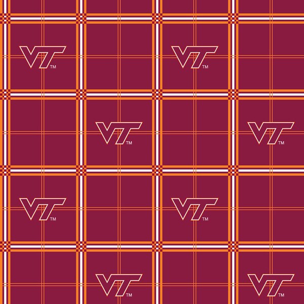 Virginia Tech Hokies - Flannel Plaid