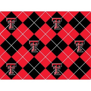 Texas Tech Red Raiders - Fleece - Argyle - Sykel Enterprises - Fleece by the Yard