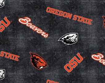 Oregon State Beavers - Distressed Logo Flannel