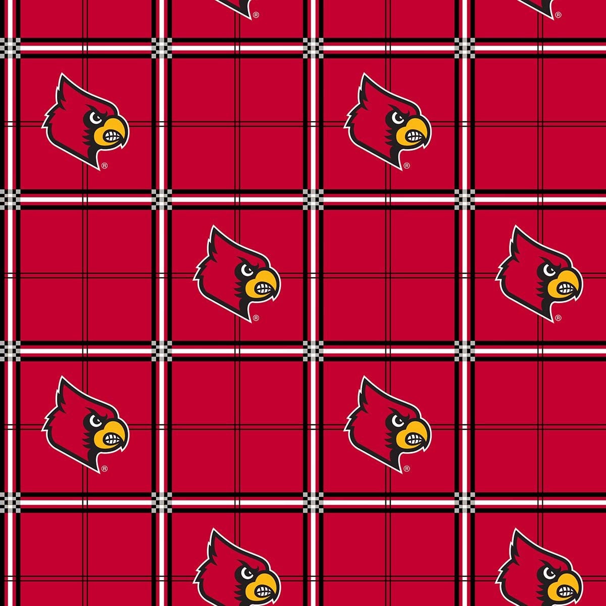 Louisville Cardinals Quilt Blanket 01 – DovePrints