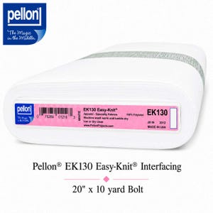 Pellon® EK130 Easy-Knit® Interfacing 20" x 10 yard Bolt (White)