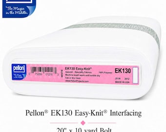 Pellon® EK130 Easy-Knit® Interfacing 20" x 10 yard Bolt (White)