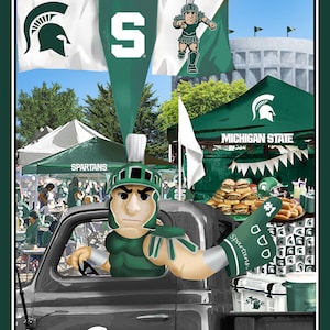 Michigan State Spartans - Tailgate Panel