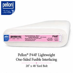 Pellon® P44F Lightweight One-Sided Fusible Interfacing 20" x 48 yard Bolt (White)