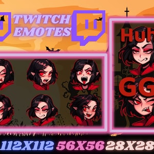 8 Vampire Twitch Emotes
