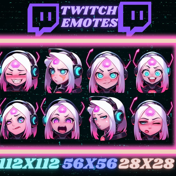 8 Cyborg Twitch Emotes