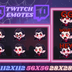 9 Vampire Twitch Emotes