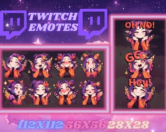 11 Halloween Themed Fairy Twitch Emotes