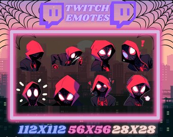 8 Spider-Verse inspired Spider-Boy Twitch Emotes