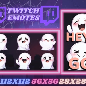 8 Ghost Twitch Emotes