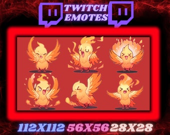 6 Phoenix Twitch emotes