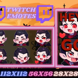 8 Vampire Twitch Emotes
