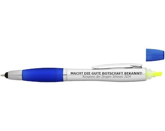 Ballpoint pen with highlighter & touch - Regional Congress 2025 - Pure Worship