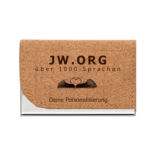 Étui pour cartes de contact JW - JWorg - Personnalisable