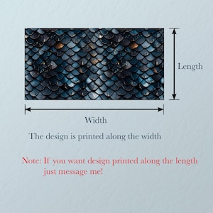 a picture of a fish scale with the width of it