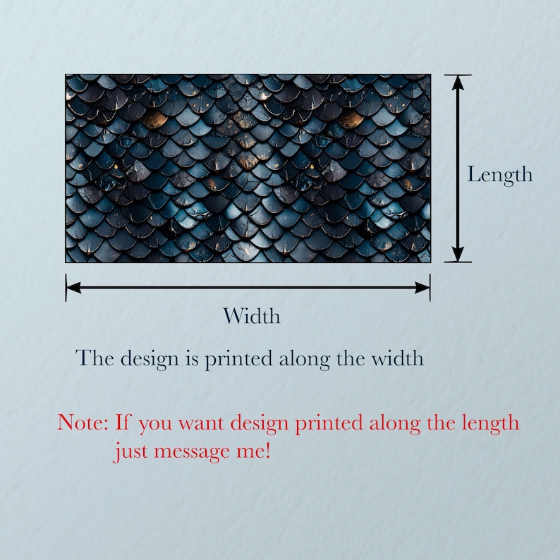 a picture of a fish scale with the width of it