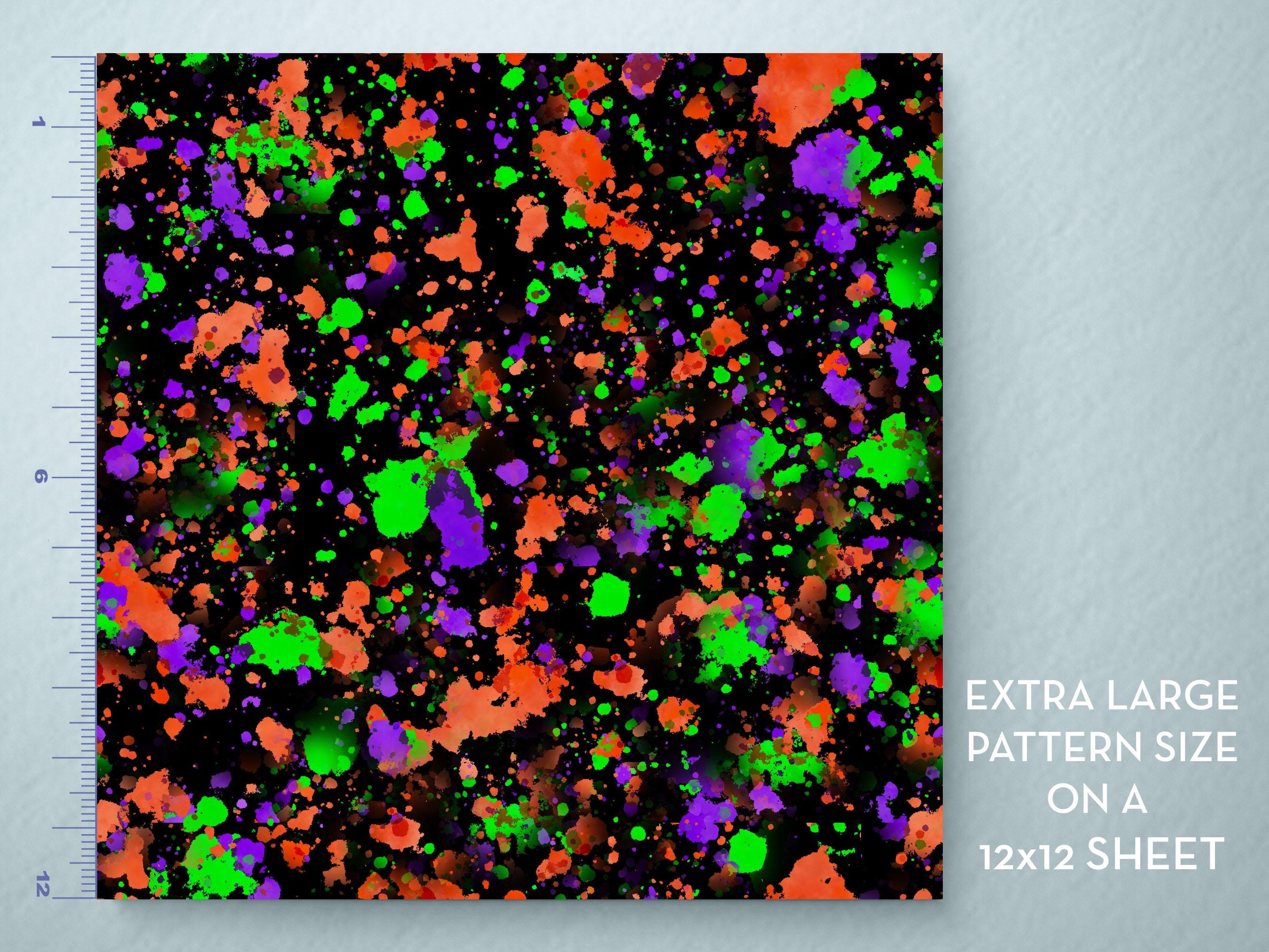 Splatter Htv Roll Halloween Paint Splatter Vinyl, HTV, Indoor Vinyl, Printed Vinyl ...