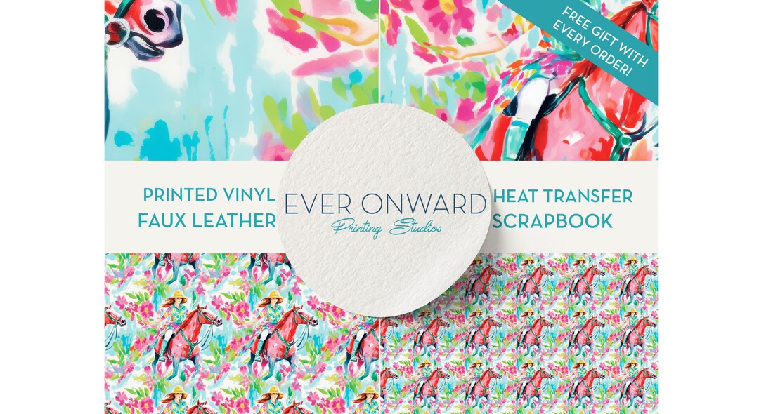 Equestrian and Floral Vinyl, HTV, Indoor Vinyl, Printed Vinyl ...