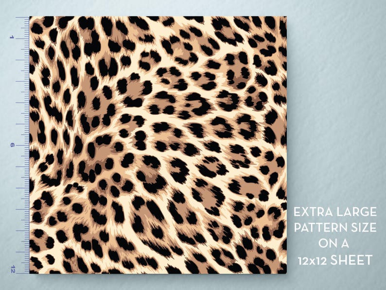 Leopard Color Htv Leopard Print Vinyl, HTV, Indoor Vinyl, Printed Vinyl, Patterned Vinyl ...