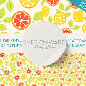 Patterned Vinyl, Yellow-gold and White Ombre Print Craft Vinyl