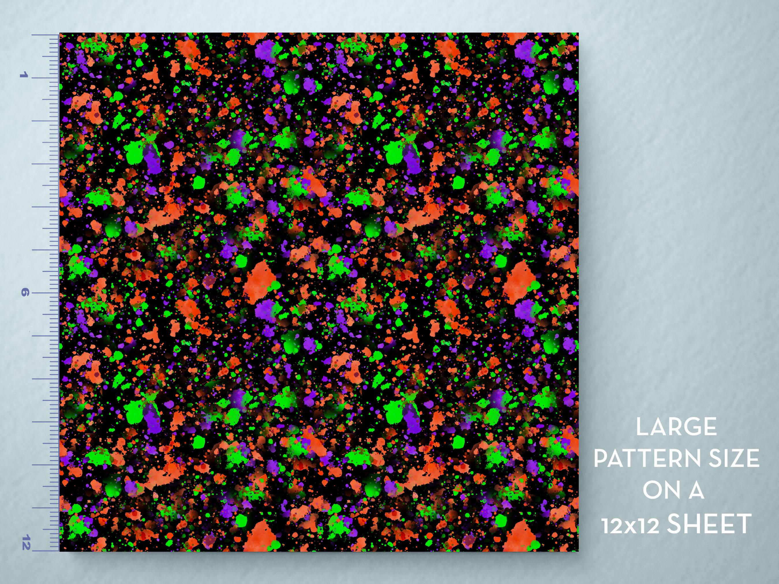 Splatter Htv Roll Halloween Paint Splatter Vinyl, HTV, Indoor Vinyl, Printed Vinyl ...