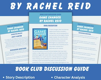 Game Changer by Rachel Reid Book Club Discussion Guide - Printable
