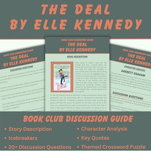 The Deal by Elle Kennedy Off Campus Book Club Discussion Guide - Printable