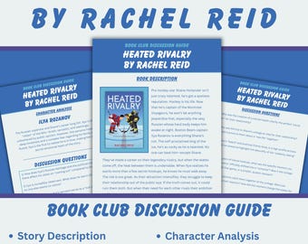 Heated Rivalry by Rachel Reid Book Club Discussion Guide - Printable