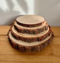 Natural Wood Slices | Various sizes 12cm-20cm | Pine Wood | Add on Natural Beeswax Finish | Wood Candle Plates | Rustic Tree Slice