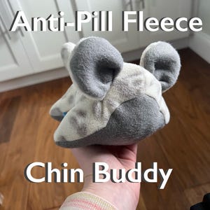 Anti Pill Fleece Chinchilla Buddy | Small Animal Comfort Pillow | Chin Buddy | Chinchilla Comfort Pal | Chinchilla Cage Accesories