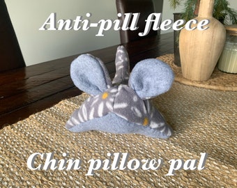Fleece Chinchilla Pillow Pal: Small Animal Comfort Buddy