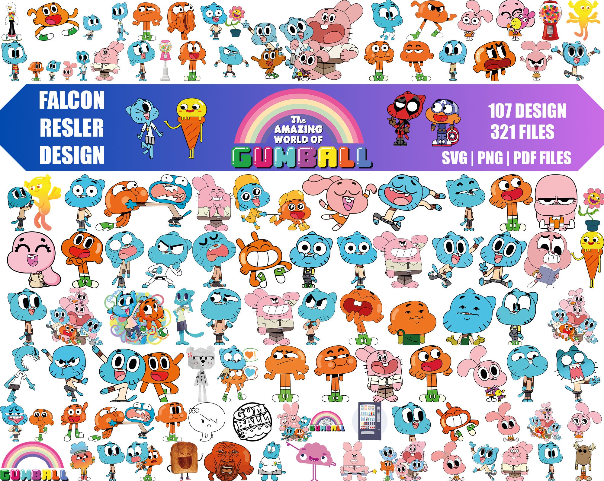 Amazing World Of Gumball png images