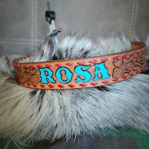 Custom buckstitch belt