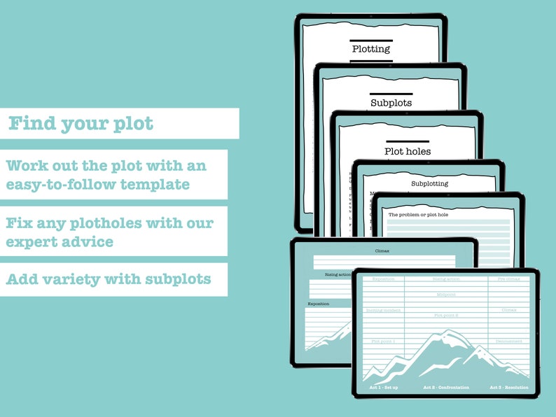 A Complete Novel Writing Guide, Planner and Workbook. - Etsy