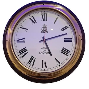 Orologio da parete in stile Art Nouveau, orologio da cucina di Junghans, 40 cm