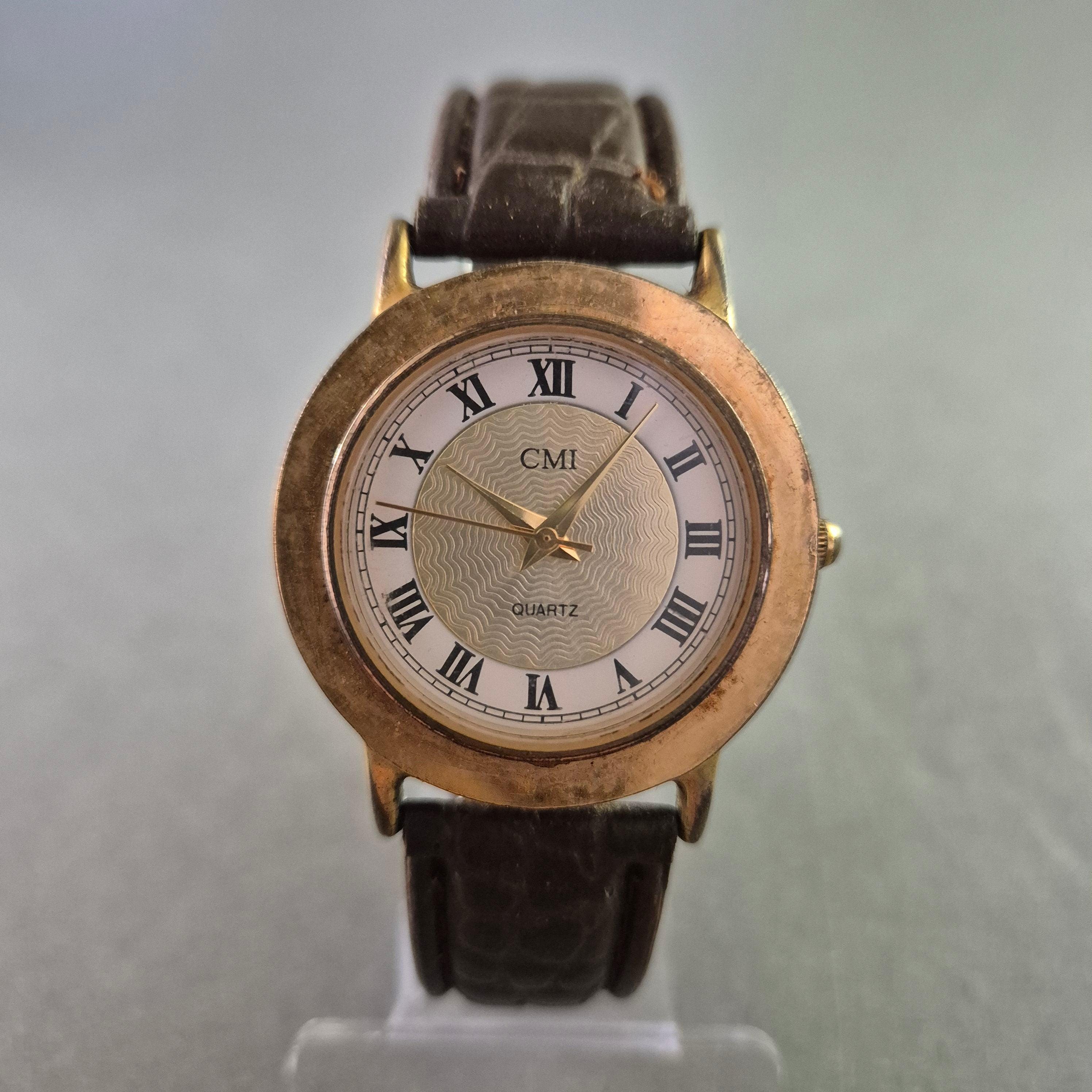 Lederarmband Cmi Uhr Preis Vintage CMI Damenarmbanduhr