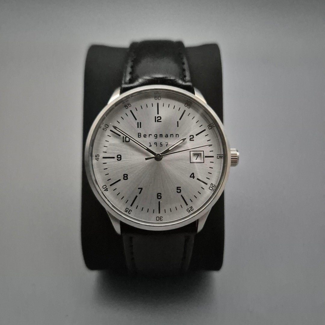 Bergmann 1957 Herrenarmbanduhr – Eleganz und Funktion in