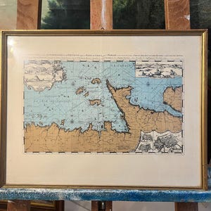 Cartography graphic Carte Nouvelle des Cofles de Normandie 33 x 41 cm