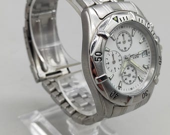 Sportliche Rodania Herren Uhr – Chronograph mit Edelstahlarmband