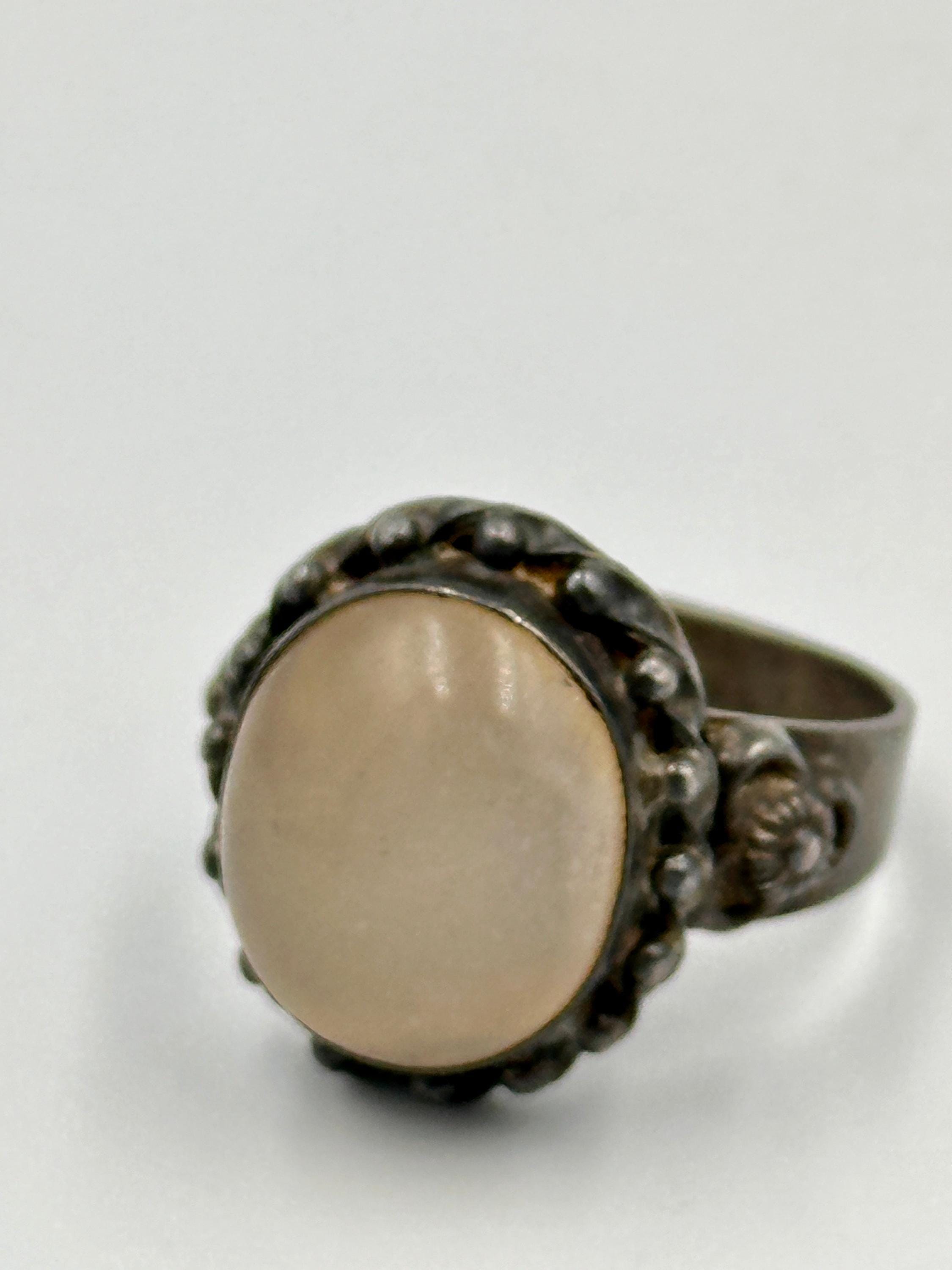 Anello Donna Vintage Argento 925 Con Rubini Sintetici Macassiti 19 - Foto 11