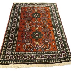 Edeler Derbent Kazak Orientteppich aus dem Kaukasus 85X51cm