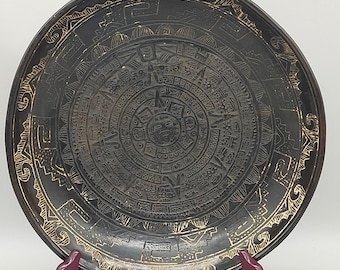 Oude Maya-kalender wandplaat –