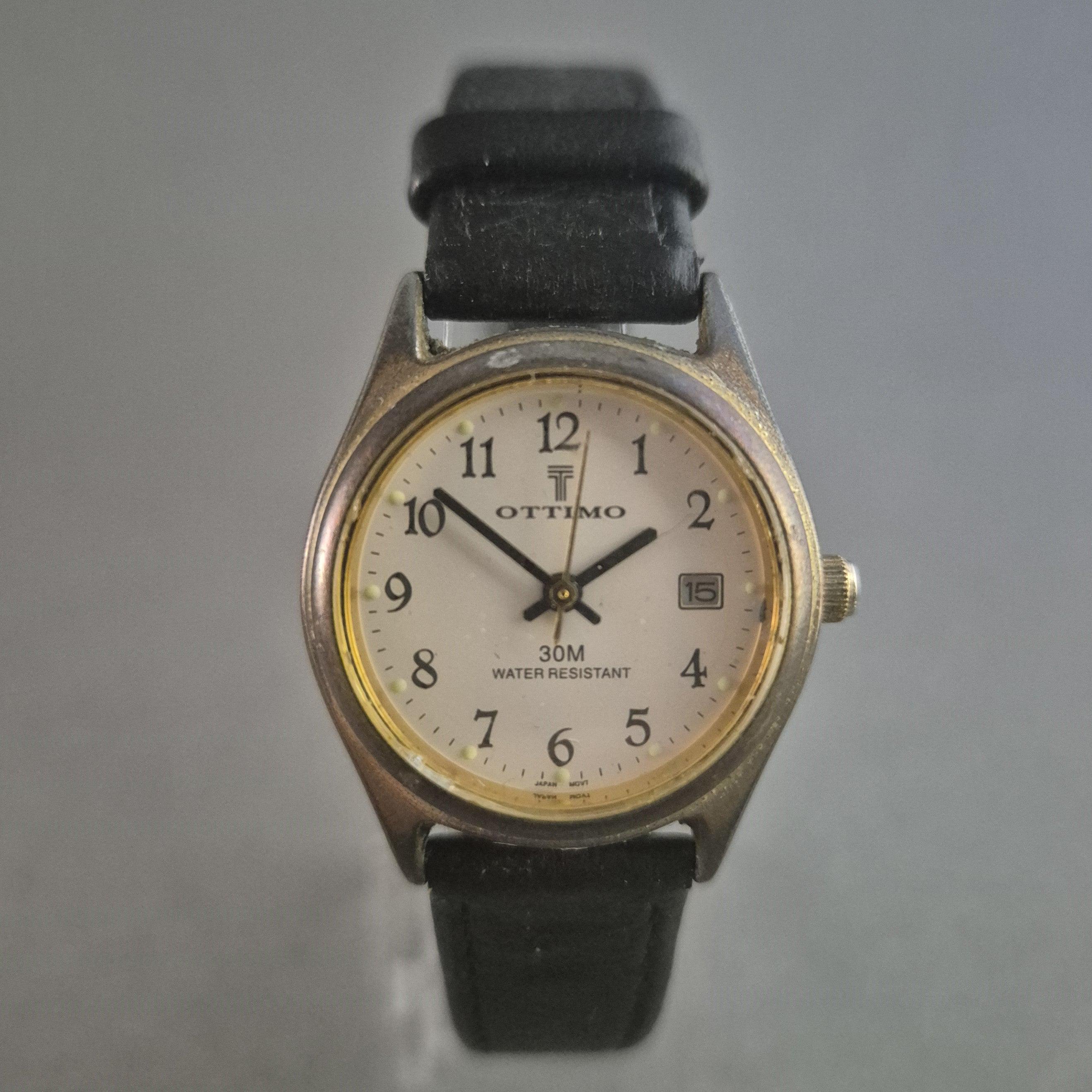 Klassische Ottimo Armbanduhr – Zeitloses Design mit Lederarmband