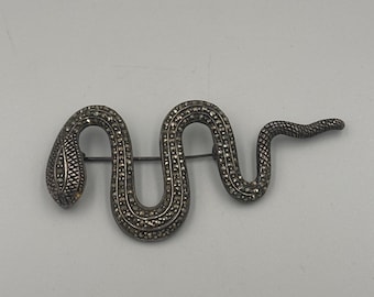 Antique snake brooch
