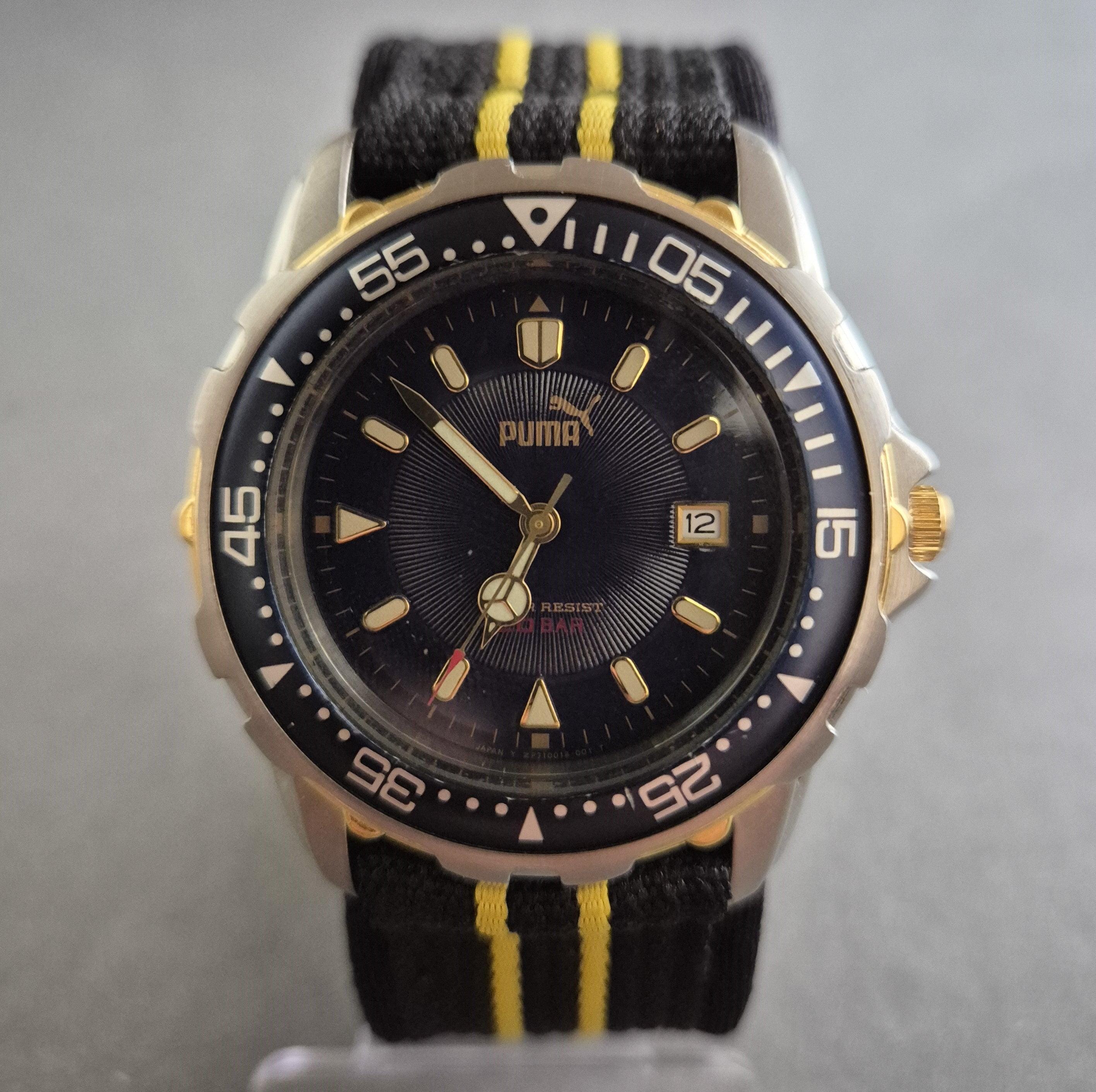 Reloj Analogo Reloj Puma Negro Con Dorado Puma Watches España