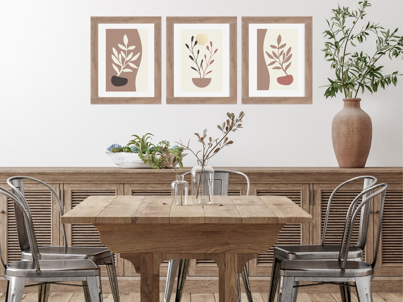 Modern Organic Wall Art Printstrending 2023 Colorsbotanical Art