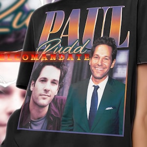 Shirt PAUL RUDD, vintage shirt Paul Rudd, Paul Rudd retro T-shirt jaren 90, Paul Rudd Bootleg-T-shirt, trui Paul Rudd, T-shirt Ant-Man