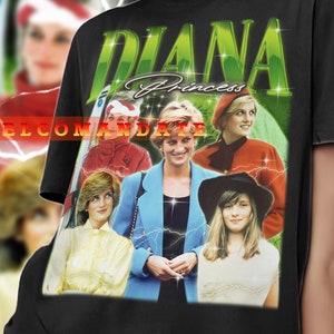 PRINCESS DIANA Vintage Shirt, Princess Diana Bootleg Tshirt, Princess Diana Fan Tees, Princess Diana Retro 90s Sweater, Diana Merch Gift